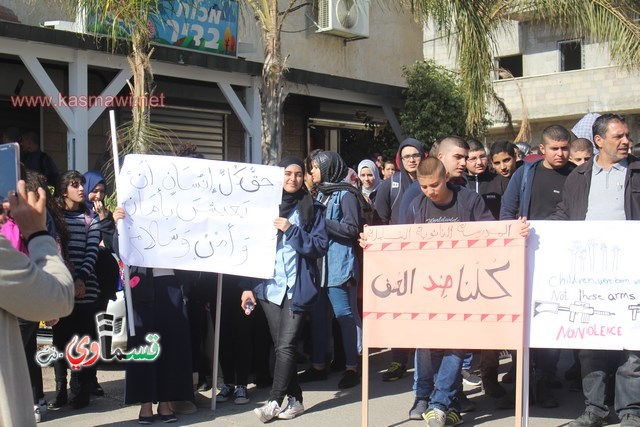 فيديو: رئيس البلدية في المسيرة التضامنية مع الاستاذ طارق ورسالة الى الشرطة  تحصيلكم وانجازاتكم في السنوات الاخيرة صفر   